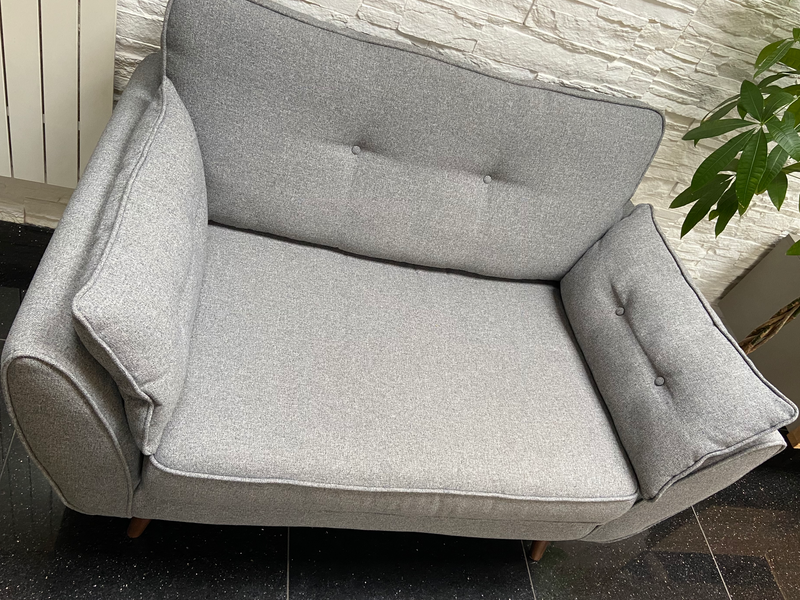 Dfs zinc 2024 cuddler sofa