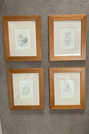 Winnie the Pooh Framed Sketches 