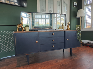 Upcycled dressing table/chest of drawers/sideboard 