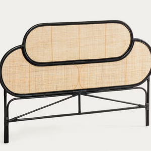 Kave Home rattan double headboard 