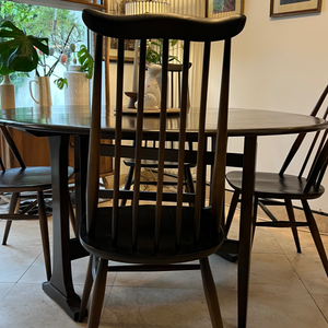 Mid century Ercol table and 4 chairs