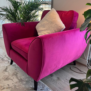 Pink Armchair/Settee Sofa