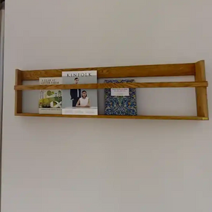 Display Wall Shelf Natural by the Danish Hubsch Interior.