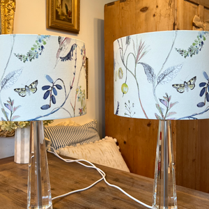 Pair of Laura Ashley lamps with shades