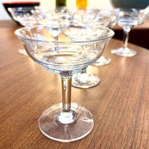 Vintage French Champagne Coupes